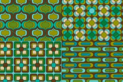 Mod Blue & Green Patterns