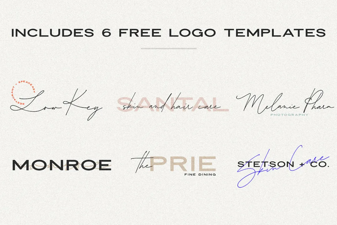 Modena | Duo with 6 Free Logos
