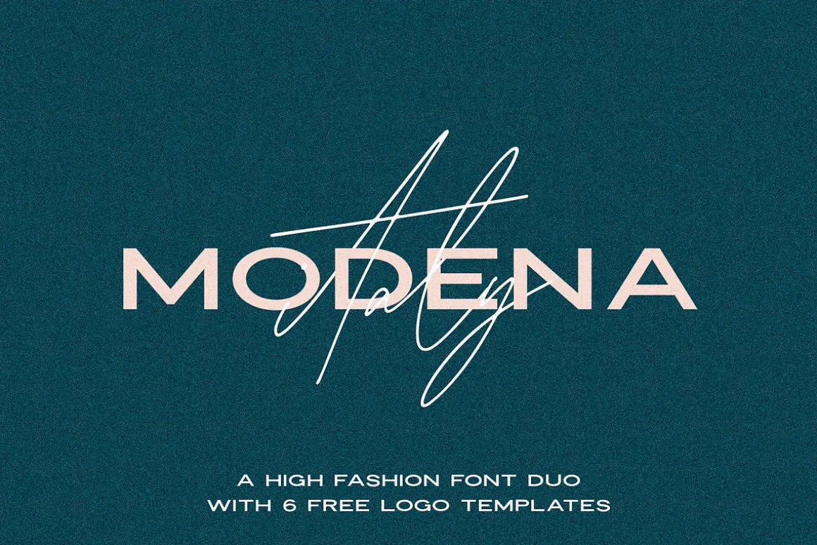 Modena | Duo with 6 Free Logos