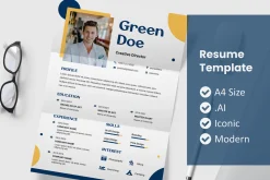Moderena Resume Template