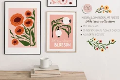 Modern Bloom | Floral Art Posters 1