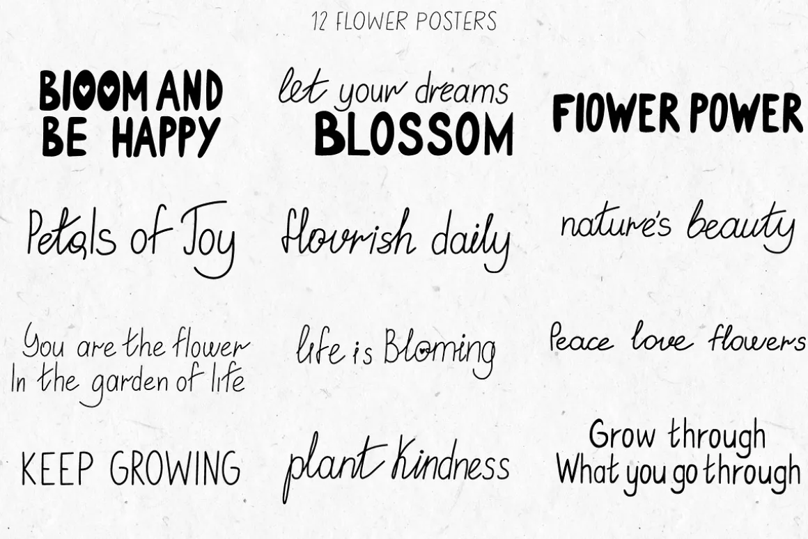 Modern Bloom | Floral Art Posters 1