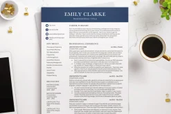 Modern Executive Resume CV Template