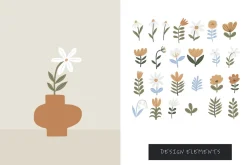 Modern Flowers - summer collection