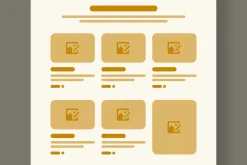 Modern Wireframe Landing Page Design