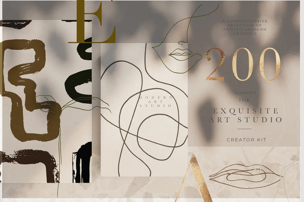 Modern Abstract Artistic Graphics