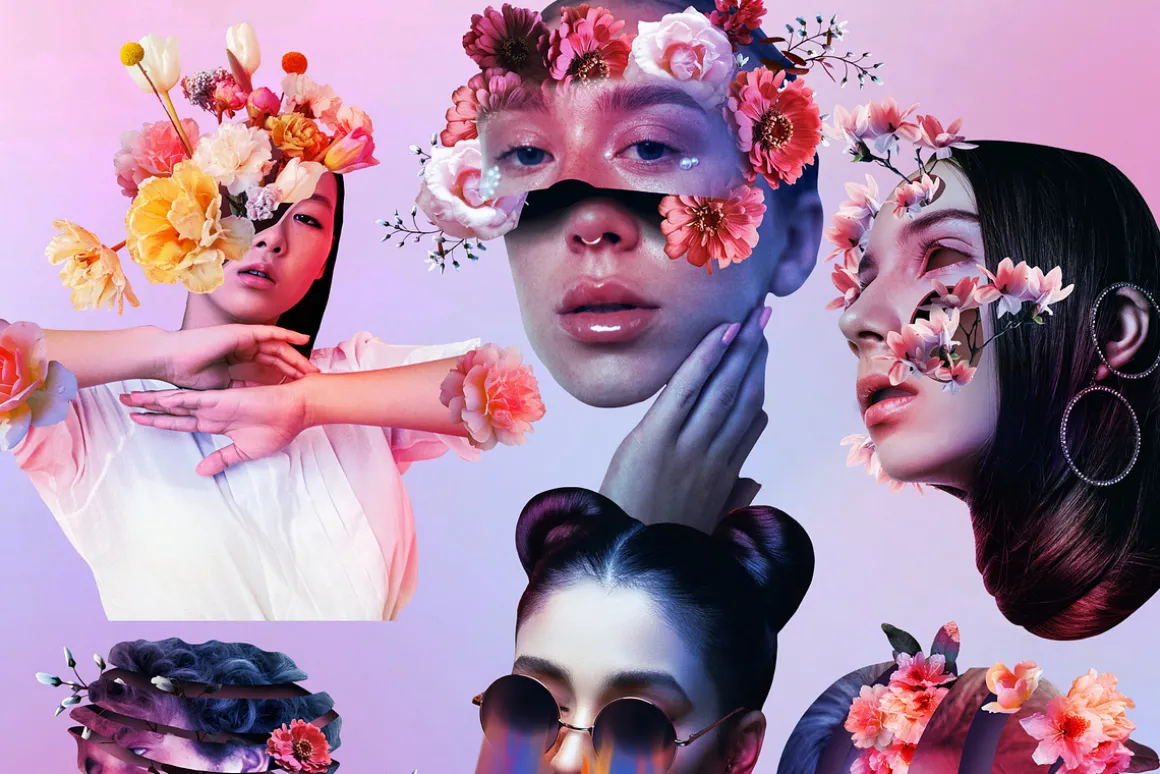 MODERN COLLAGE PORTRAITS
