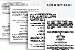 Modern CV Resume Template for Word