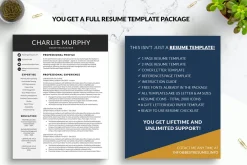 Modern CV Resume Template for Word