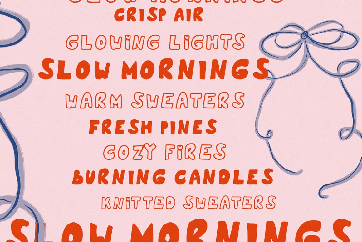 Modern Hand Lettered Font Library