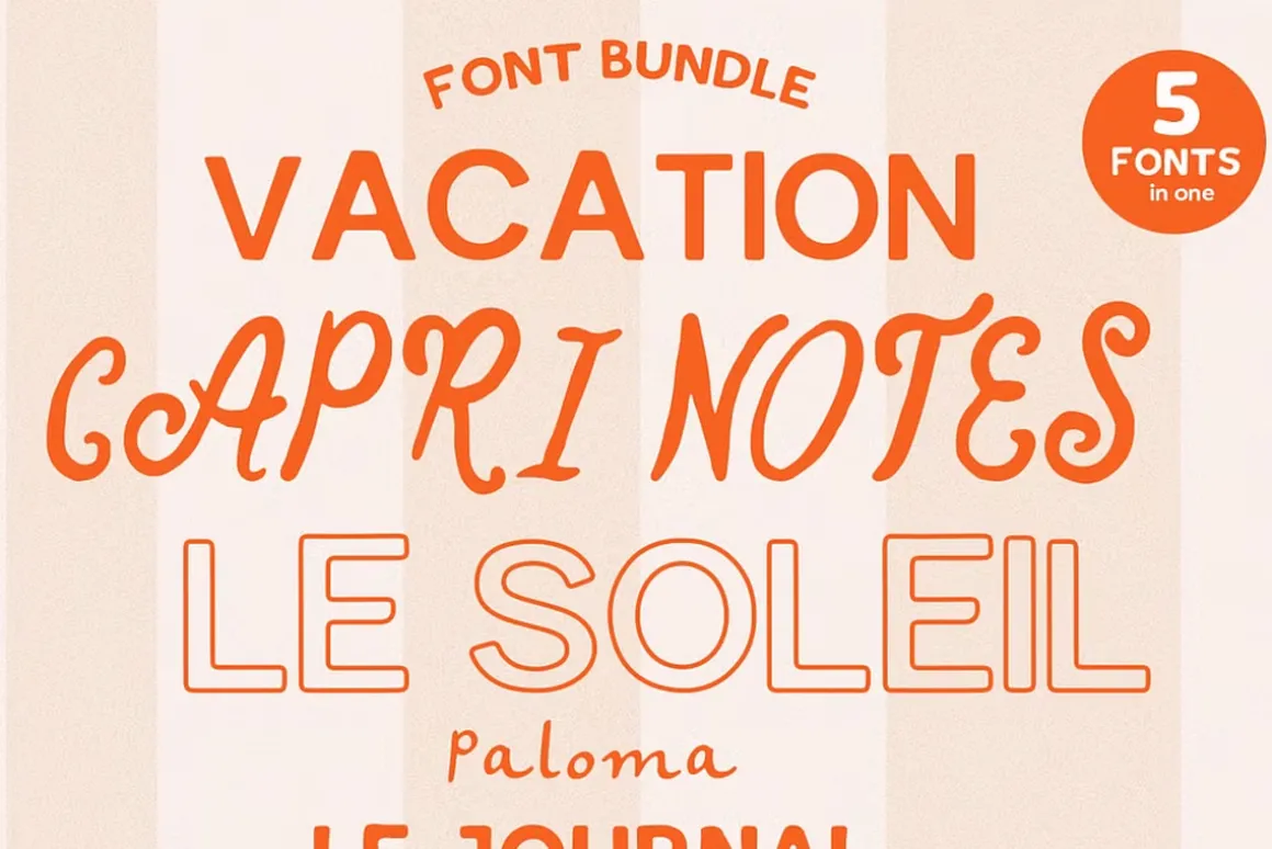 Modern Hand Lettered Font Library