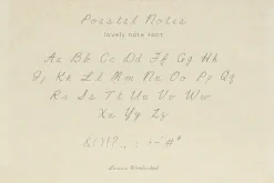 Modern Hand Lettered Font Library