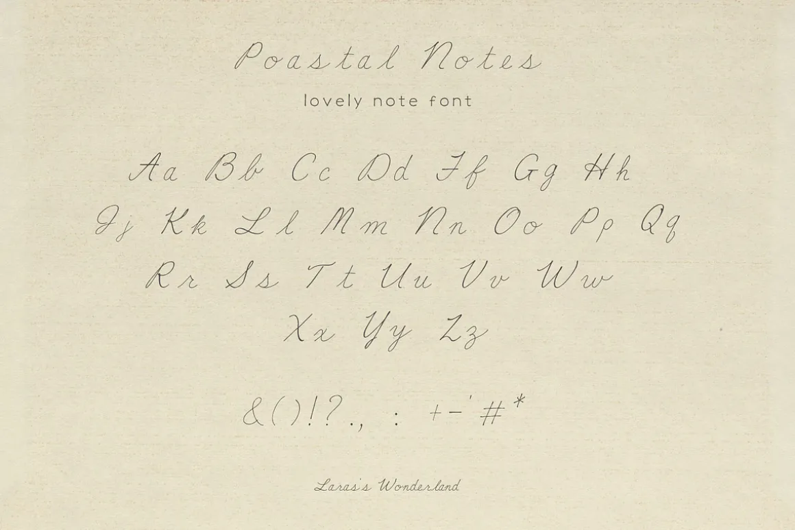 Modern Hand Lettered Font Library
