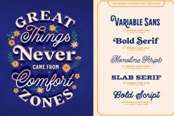 Modern Lettering Fonts Collection