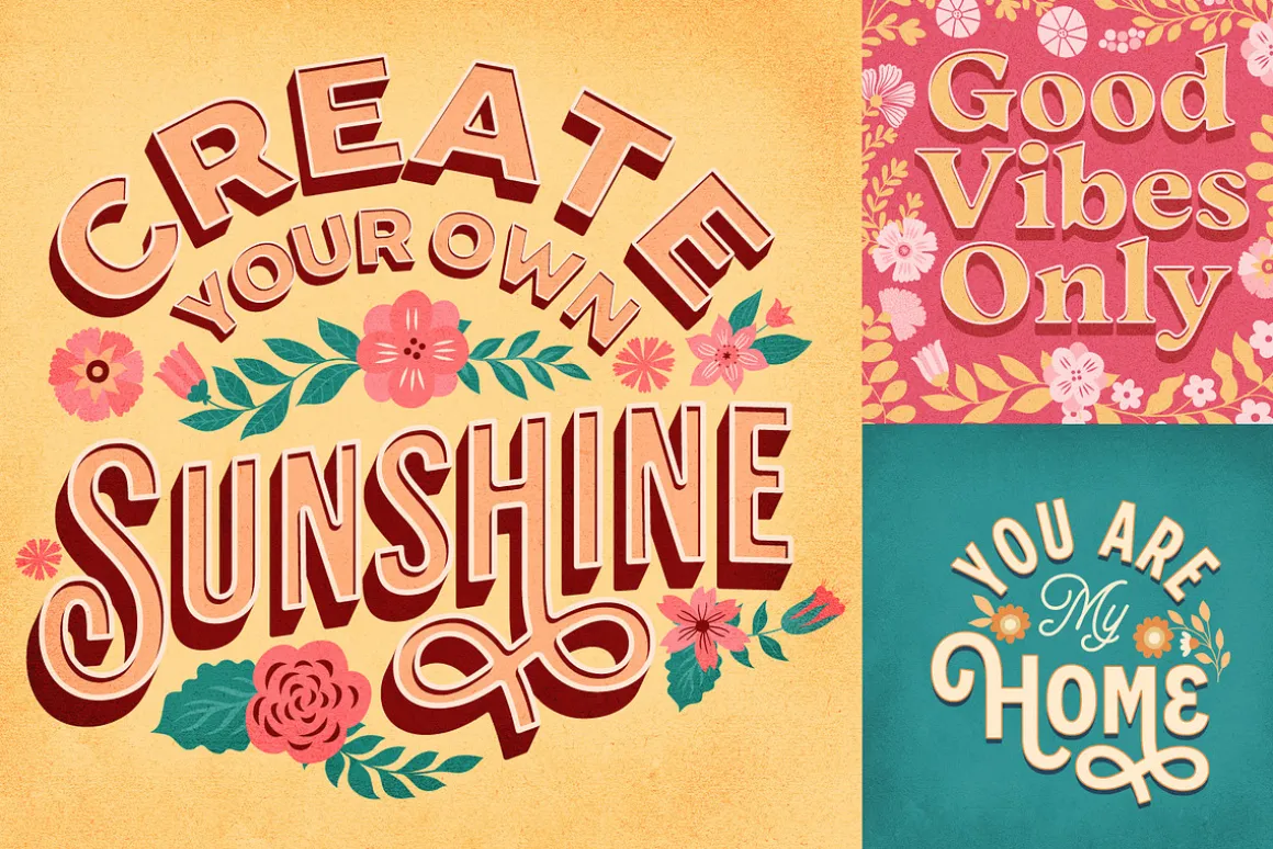 Modern Lettering Fonts Collection
