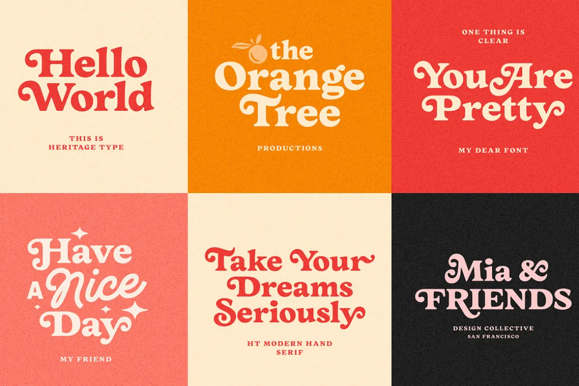 Modern Lettering Fonts Collection