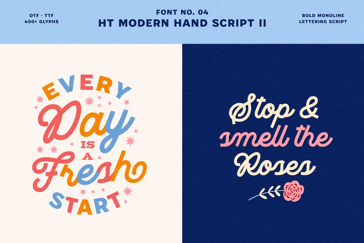 Modern Lettering Fonts Collection