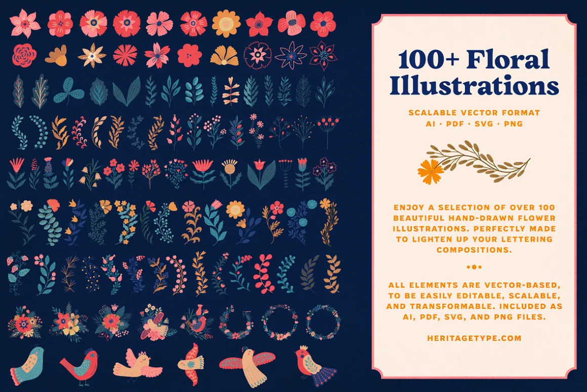 Modern Lettering Fonts Collection