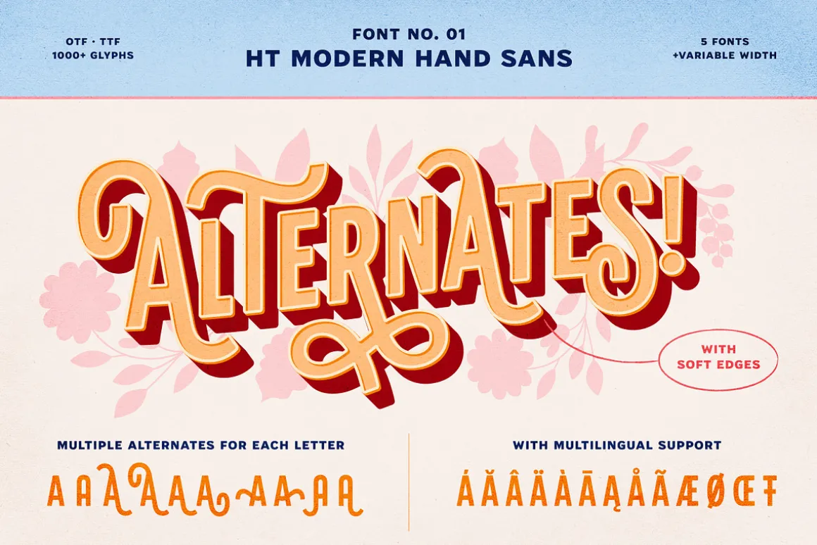 Modern Lettering Fonts Collection