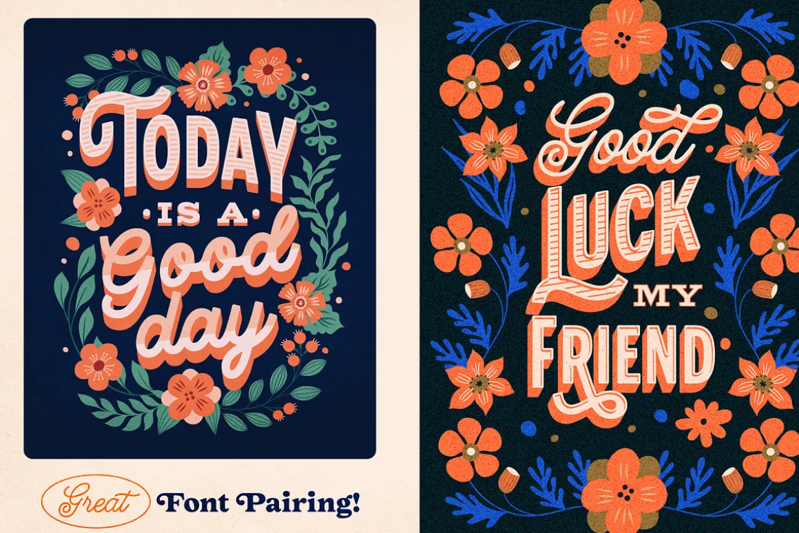 Modern Lettering Fonts Collection