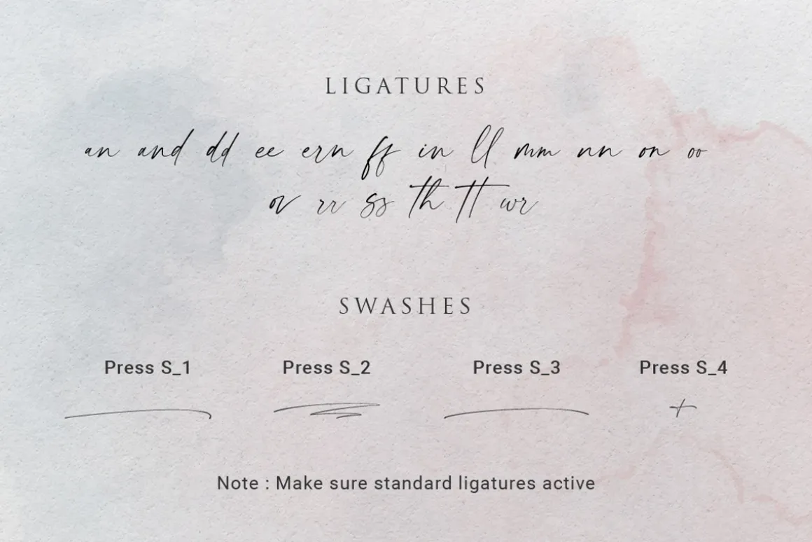 modernline | handwritten font