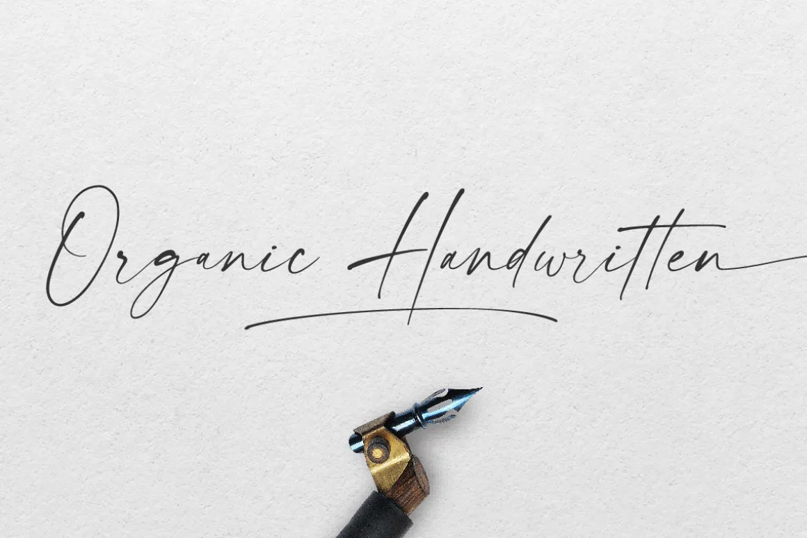 modernline | handwritten font