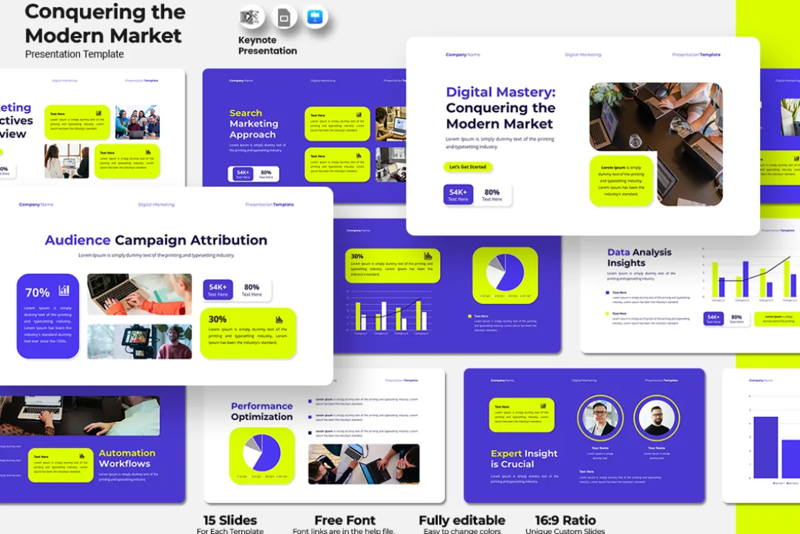 Modern Marketing - Keynote Template