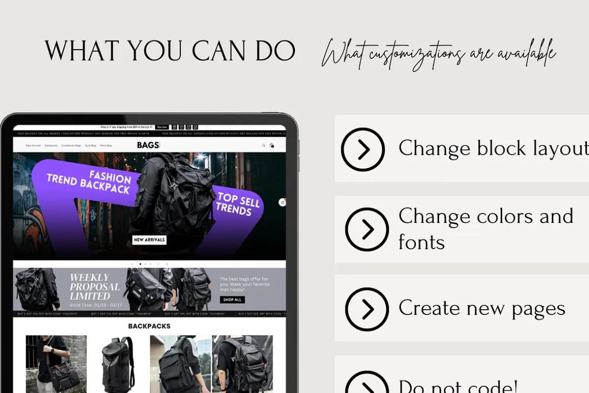 Modern Men's Clothing Shopify Theme
