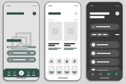 Modern Mobile App Interface Template