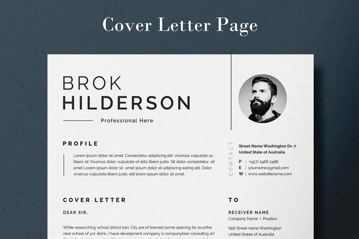 Modern Resume/CV Template
