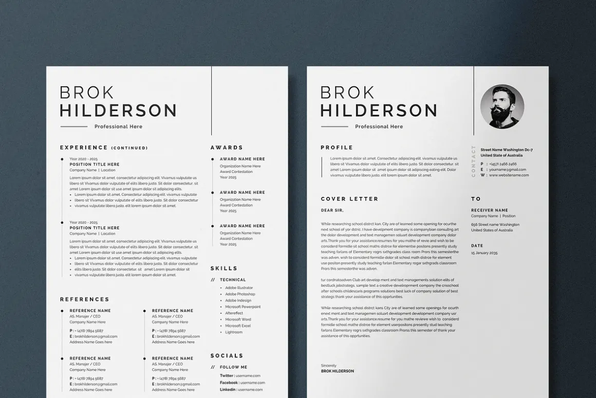 Modern Resume/CV Template