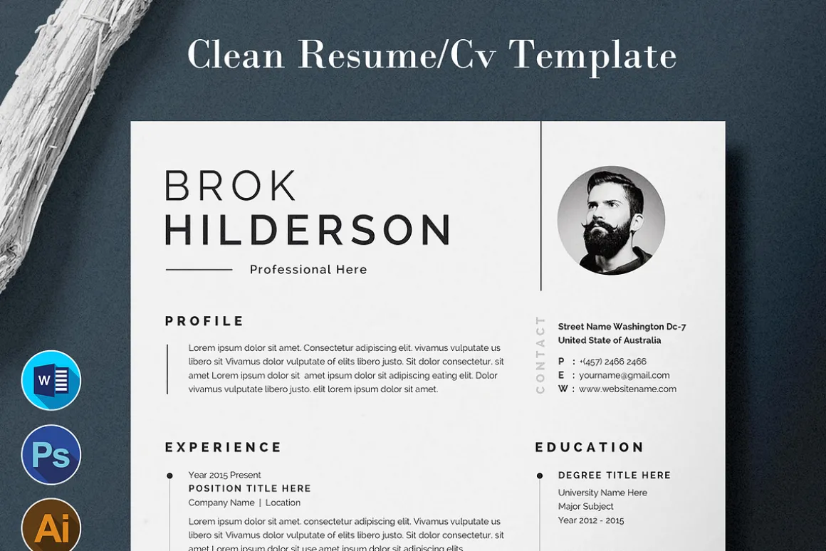 Modern Resume/CV Template