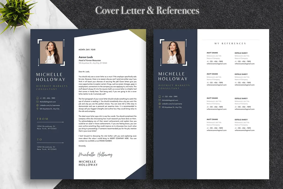 Modern Resume Template Pack | Canva