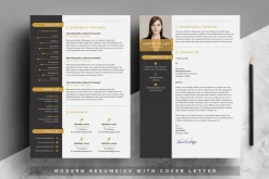 Modern Resume Template 3 Pages