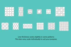 Modern Seamless Lattice Patterns