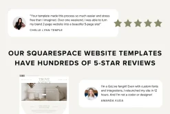 Modern Services Squarespace Template
