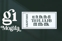 Mogila Display Font