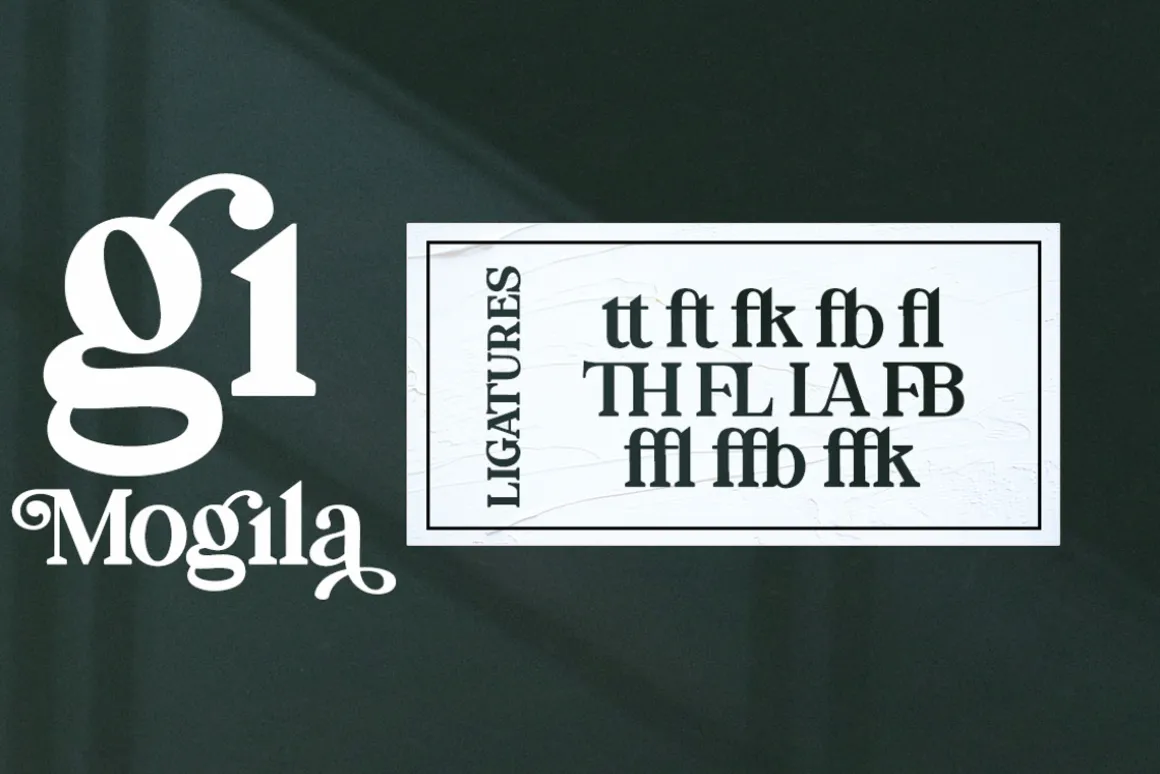 Mogila Display Font