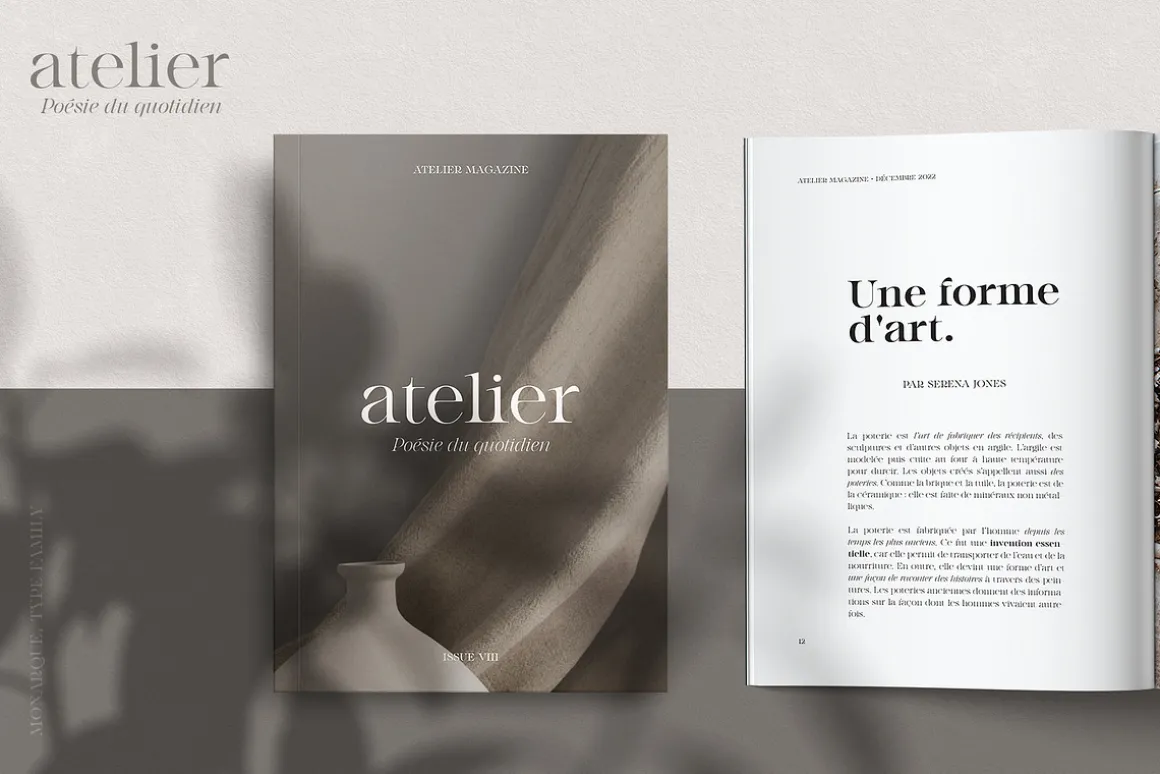 Monarque - Classy Serif Type Family