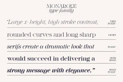 Monarque - Classy Serif Type Family