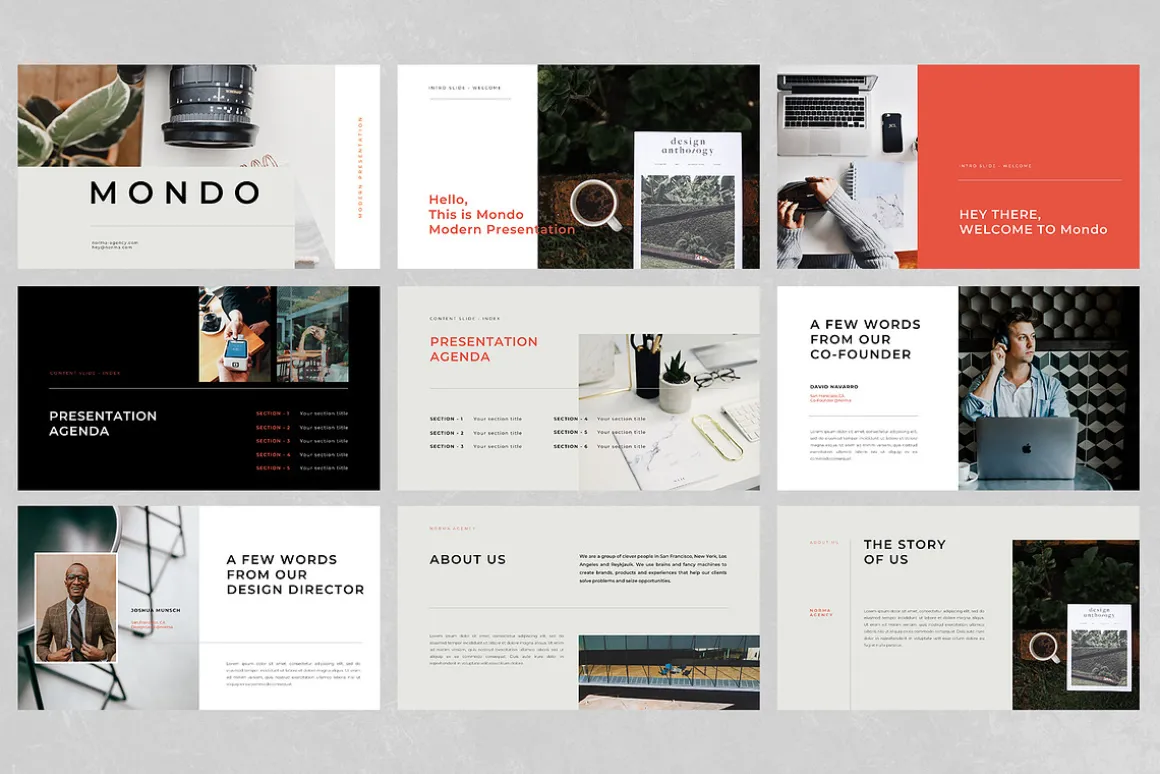 Mondo - Google Slides Template