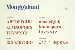 Monggoland Elegant Serif Font