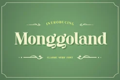 Monggoland Elegant Serif Font