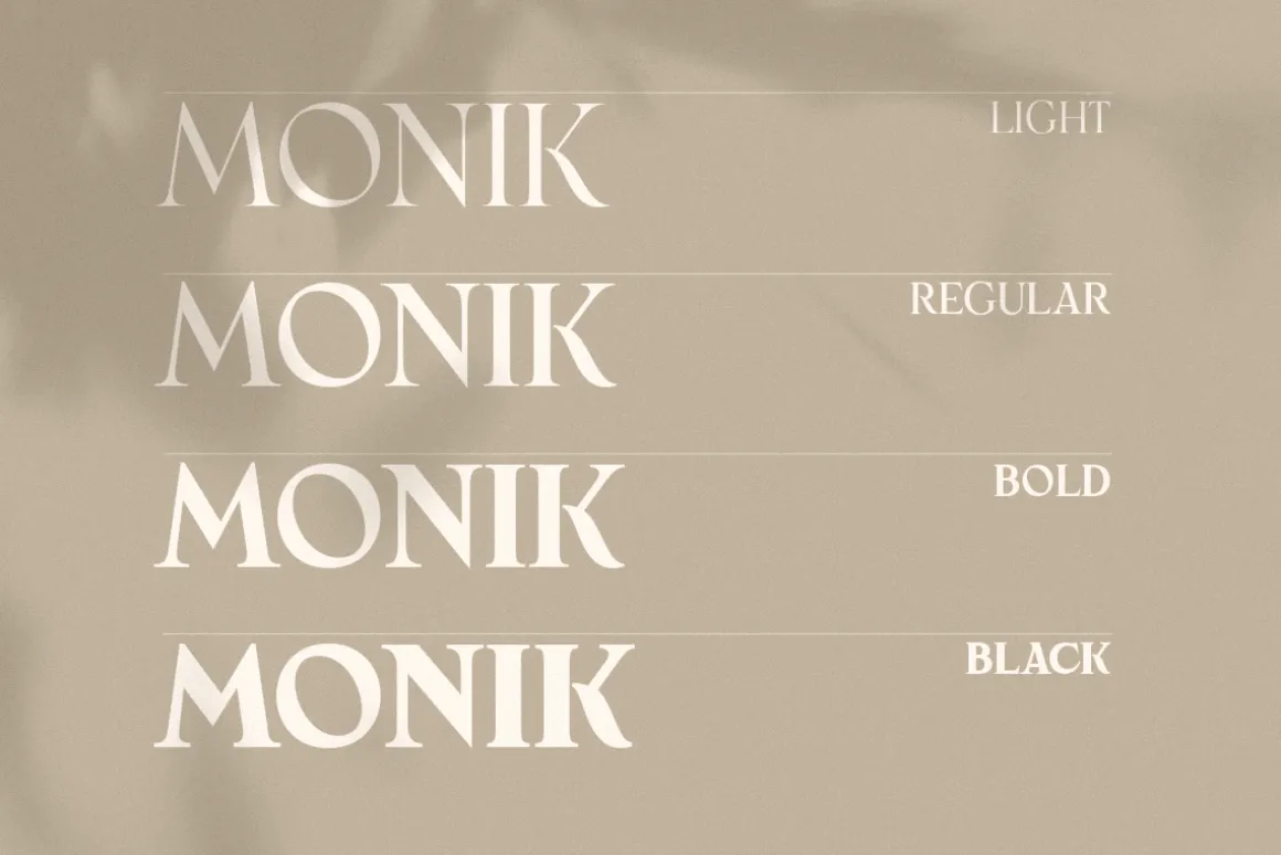 Monik - Elegant Classy Font