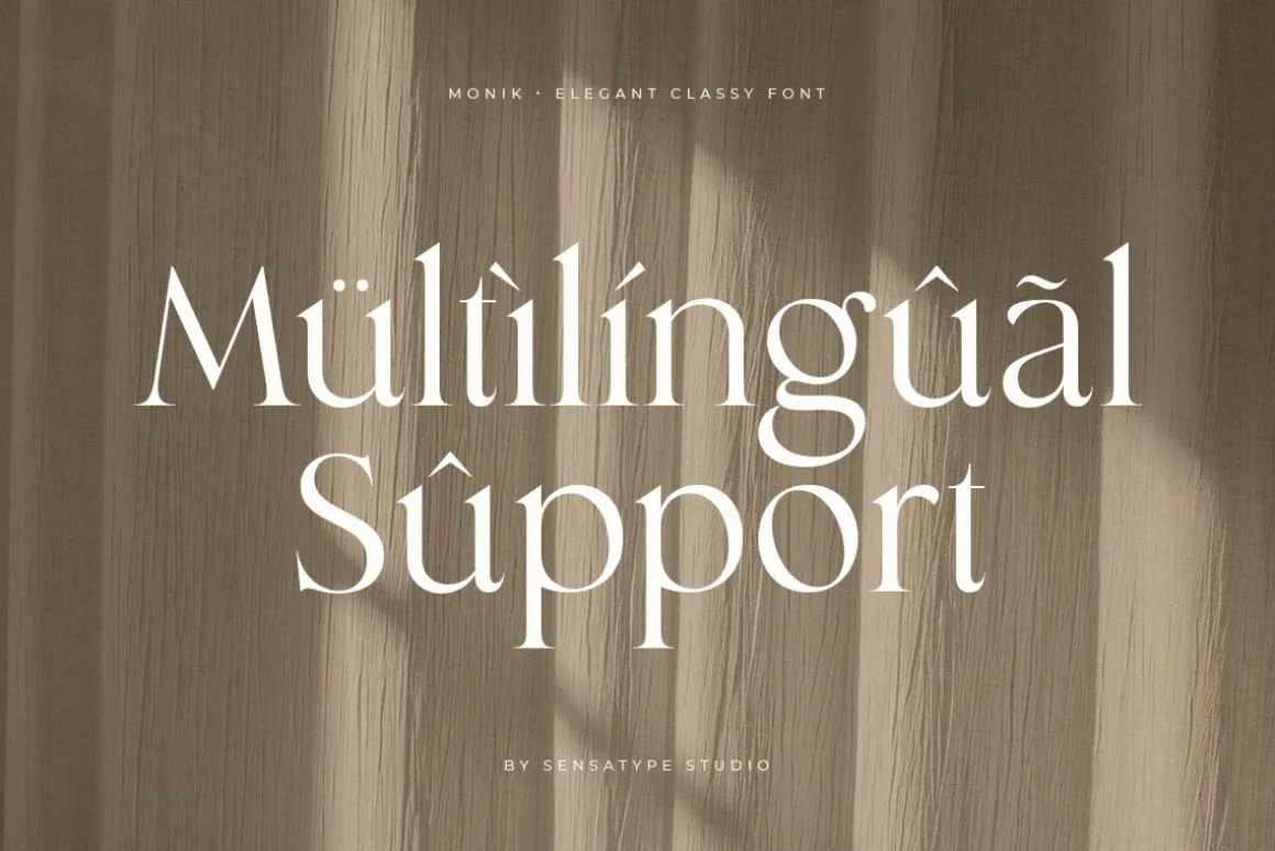 Monik - Elegant Classy Font