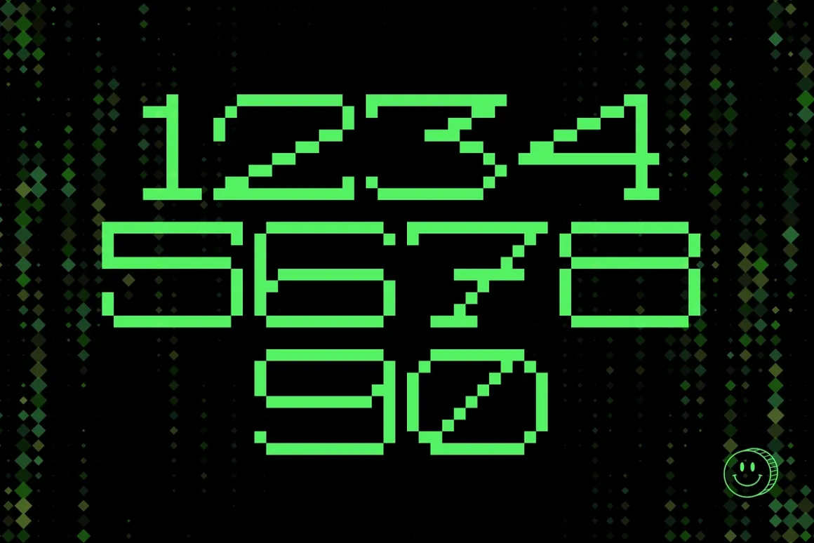 Mono Matrix - 8Bit Serif Pixel Font