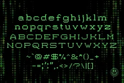 Mono Matrix - 8Bit Serif Pixel Font