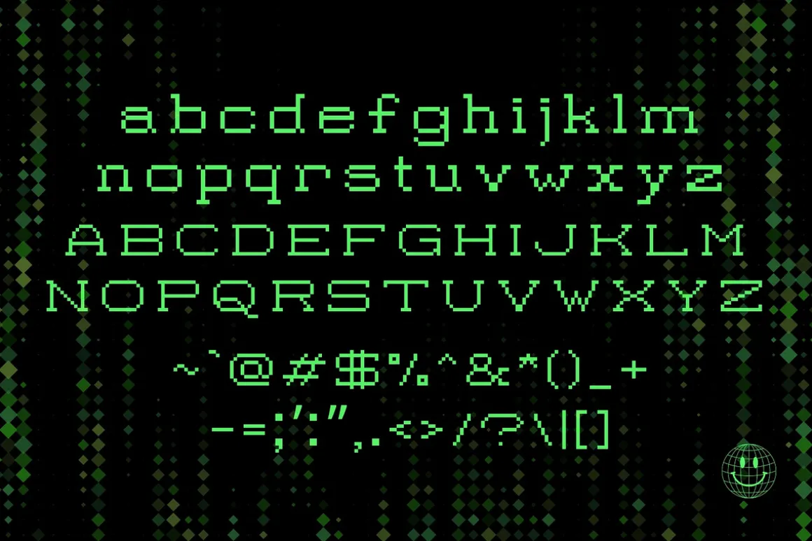 Mono Matrix - 8Bit Serif Pixel Font