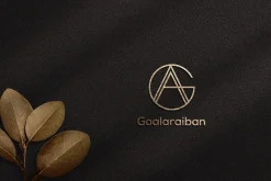 Monogram icon logo GA or AG