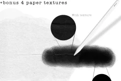 21 Monoline Brushes For Procreate